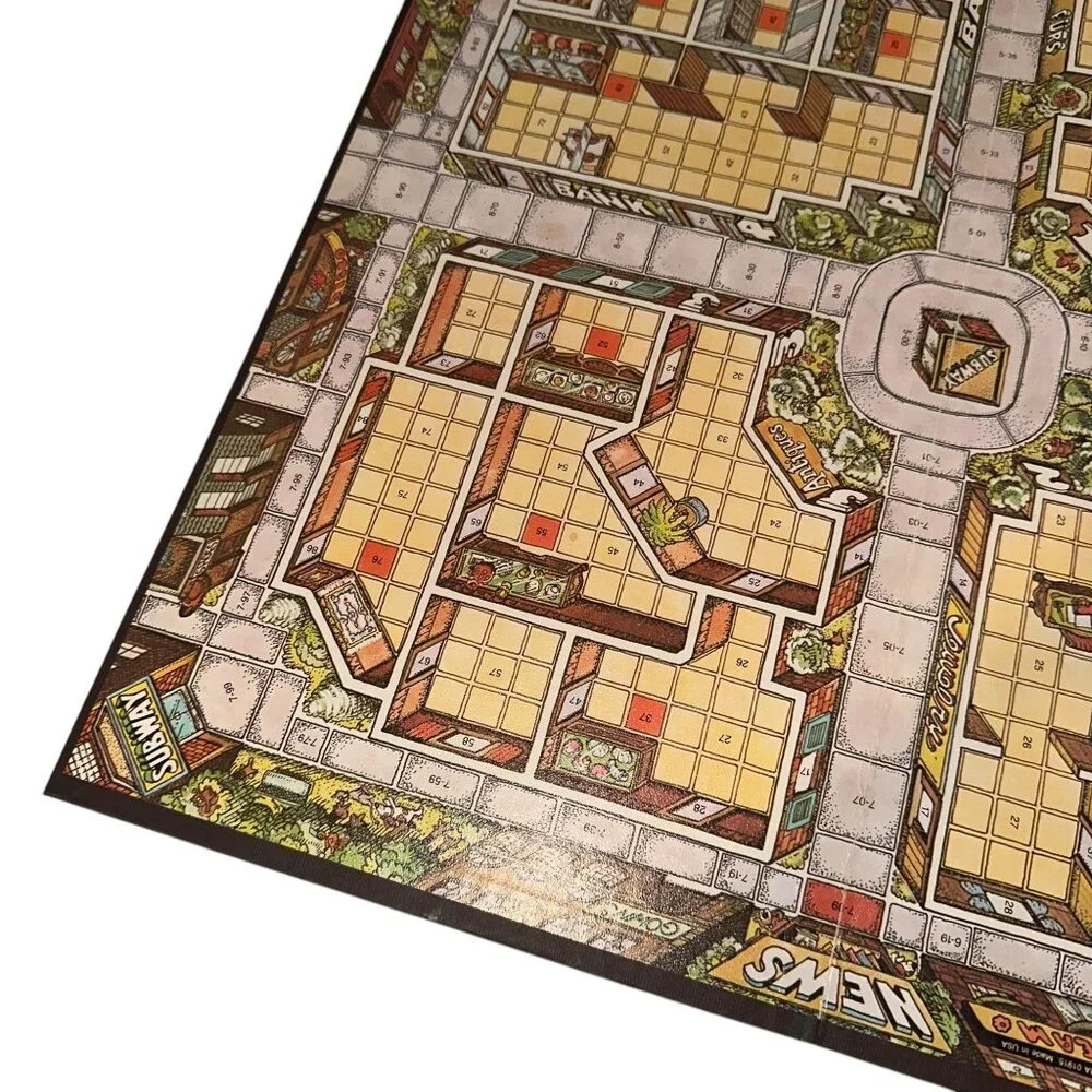 Vtg Parker Brothers Stop Thief Electronic Cops Robbers Board Game Board Part - Picture 4 of 10